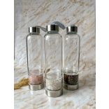 Üvegkulacs aventurin ásvánnyal 