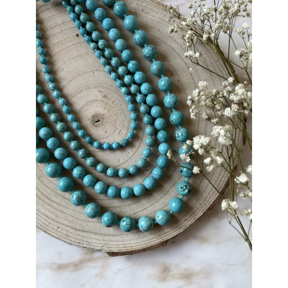 Fazettált türkenit nyaklánc