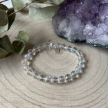 Fazettált aura kvarc karkötő