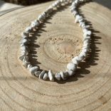 Magnezit (Howlit) splitteres nyaklánc