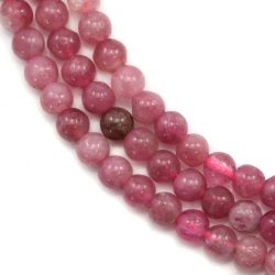 Turmalin (pink) Ásványgyöngy