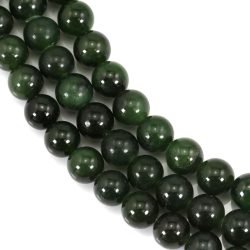 Jáde (Nephrite) Ásványgyöngy